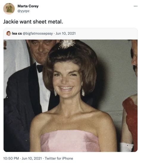 sheet metal meme|jackie likes sheet metal.